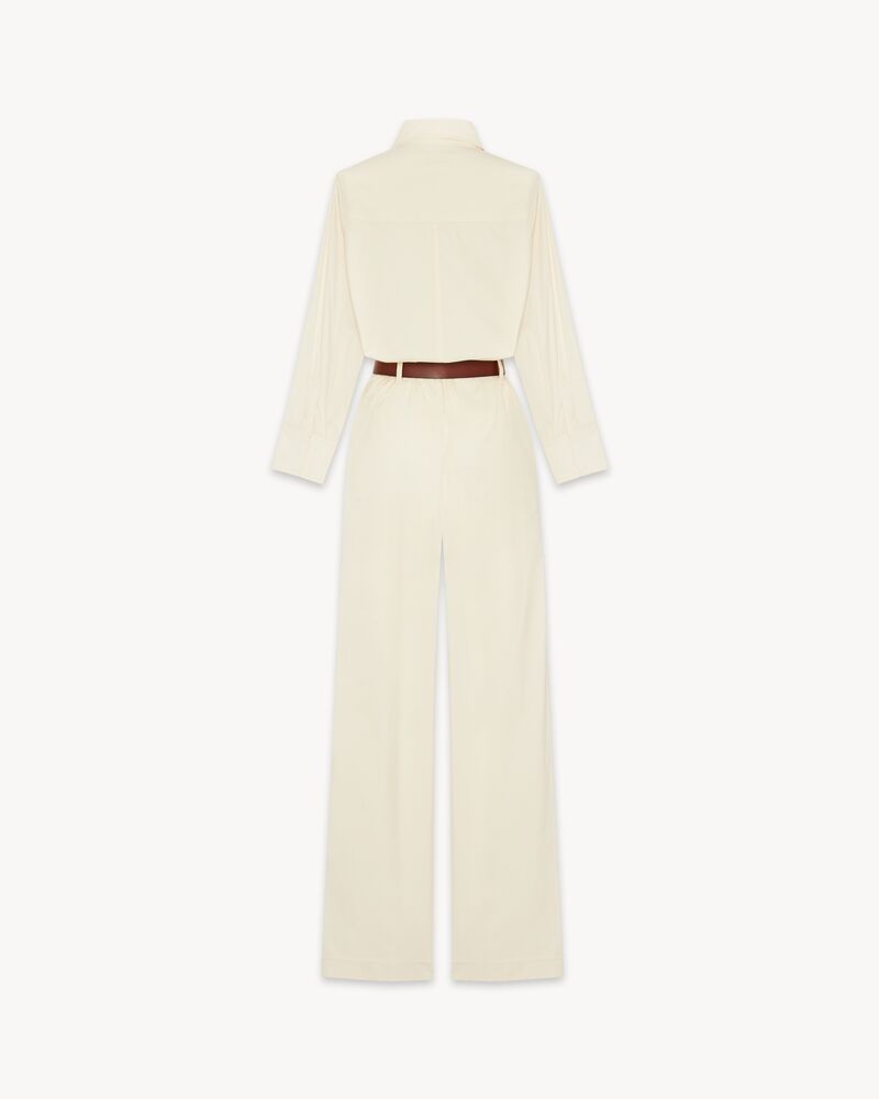 jumpsuit in cotton sateen