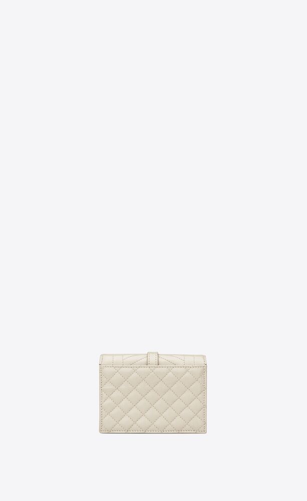 monogram clutch in quilted mix matelassé de poudre embossed leather