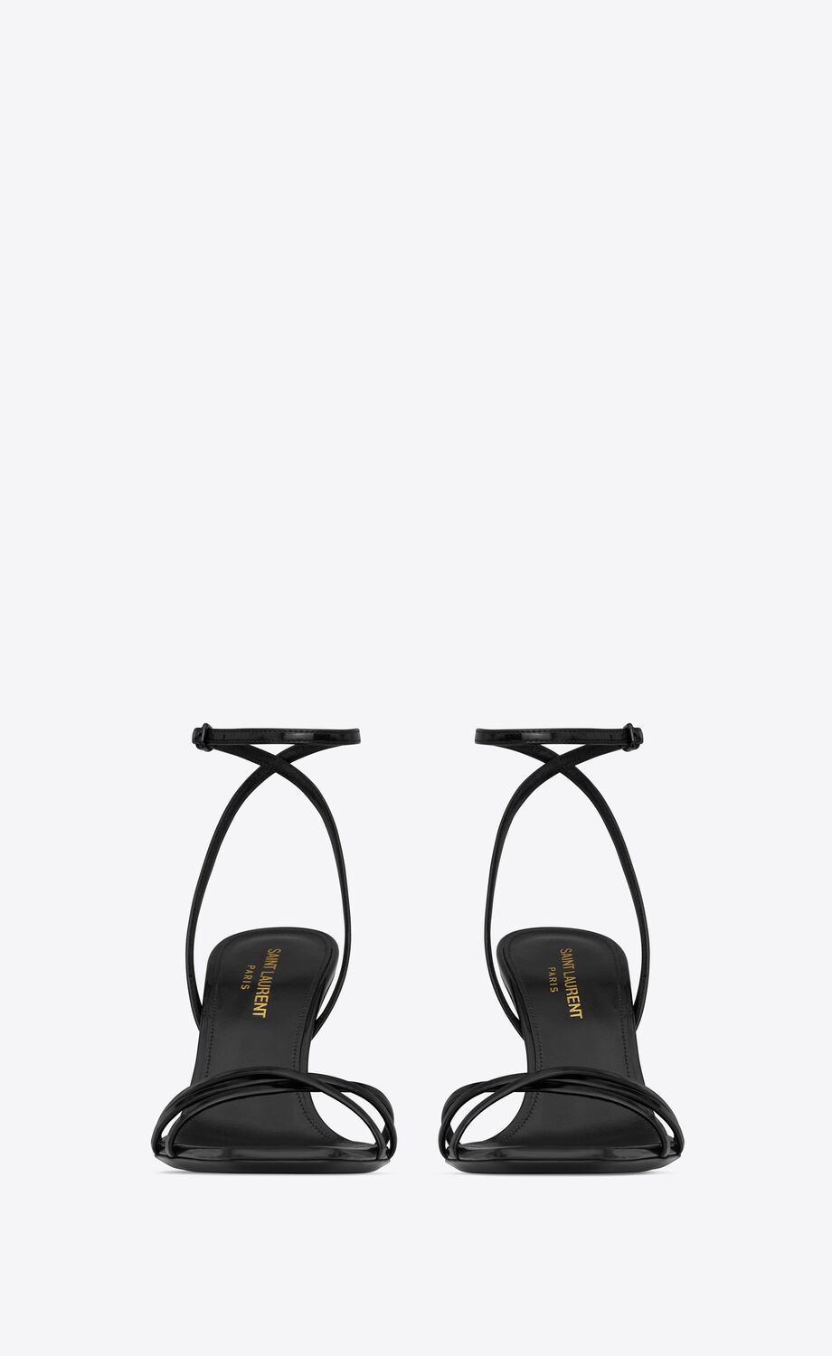 OPYUM sandals in glazed leather | Saint Laurent | YSL.com