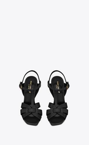 tribute sandals in smooth leather