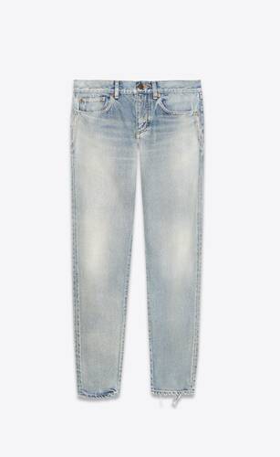 boyfriend jeans in 80's vintage blue denim