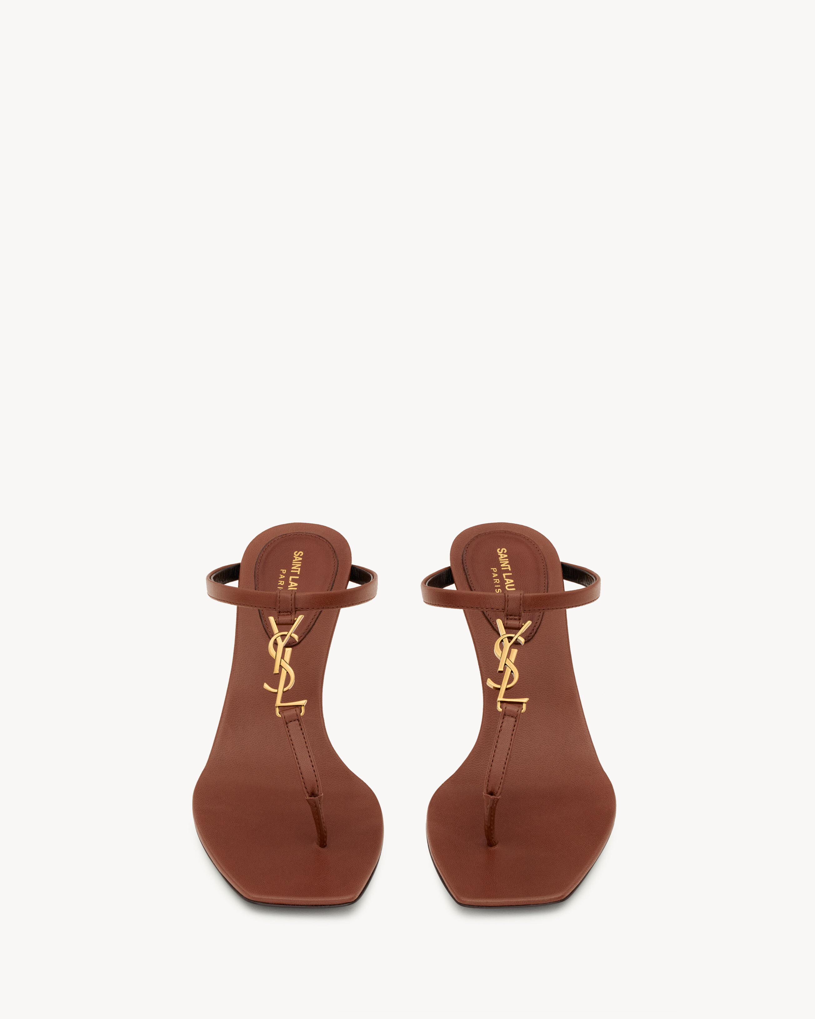 CASSANDRA sandals in smooth leather