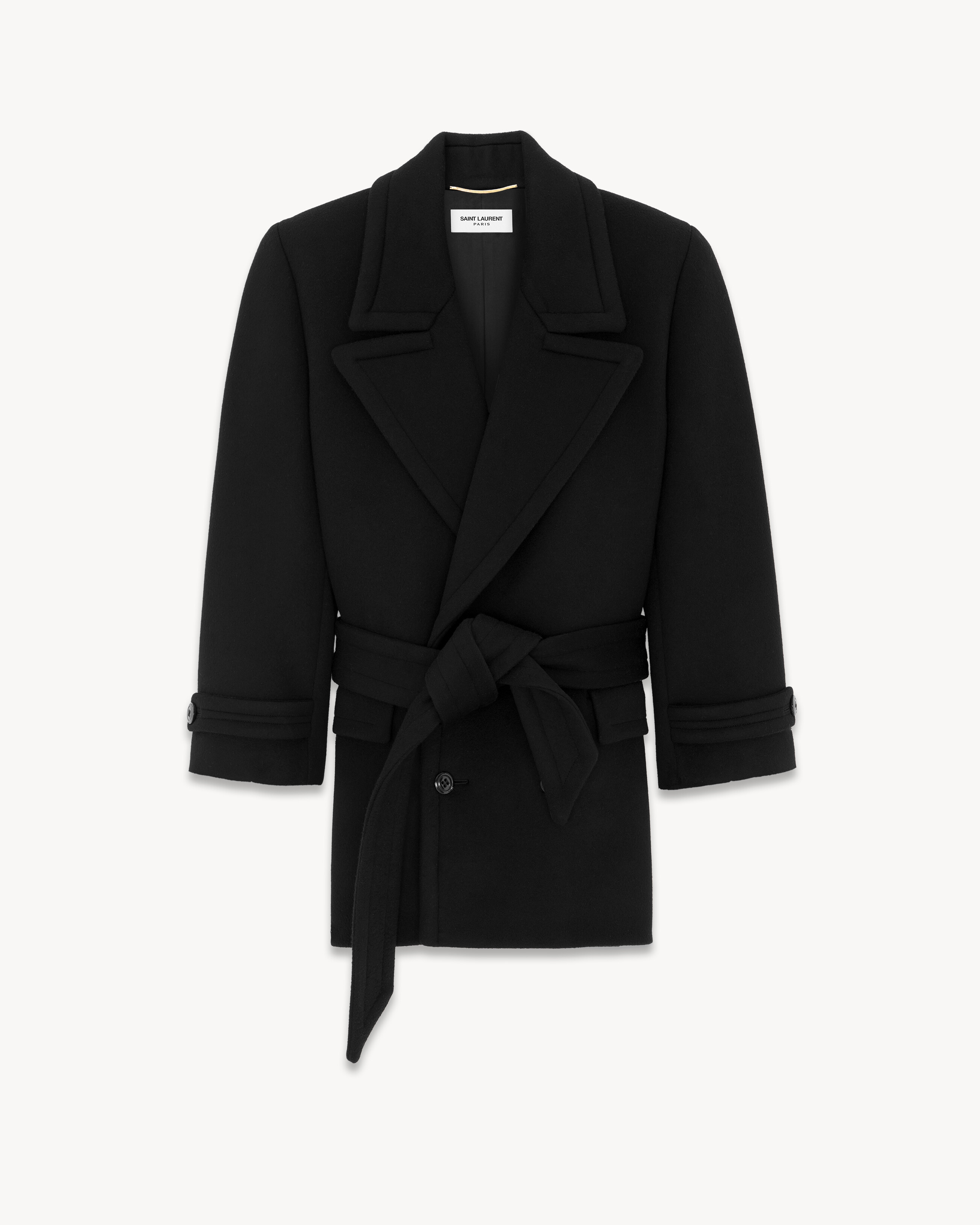 Saint laurent wool coat Clearance