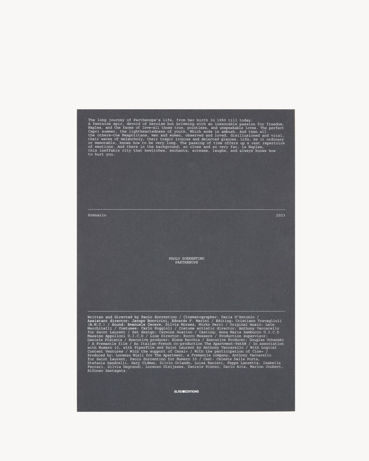 sl editions: parthenope