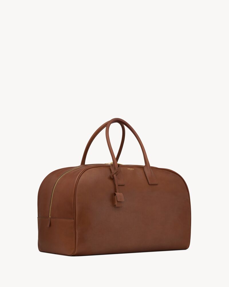 GRAND sac BOWLING duffle en cuir lisse