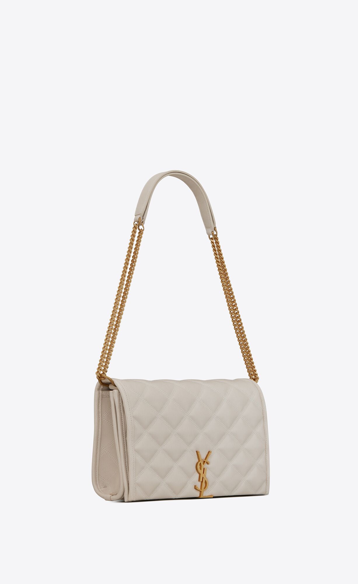 BECKY mini chain bag in carré-quilted lambskin | Saint Laurent United ...