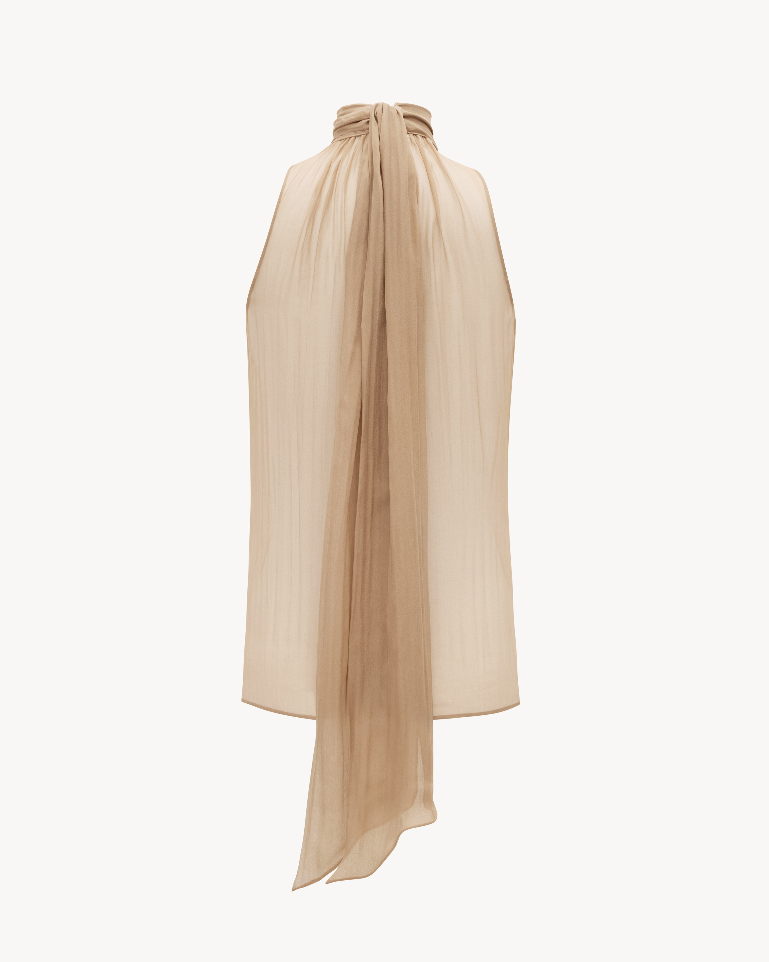 Blouse in silk muslin