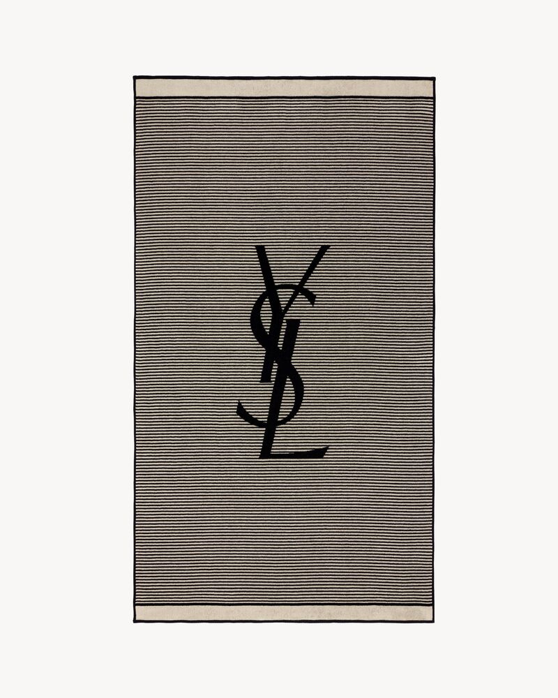 CASSANDRE striped towel in cotton