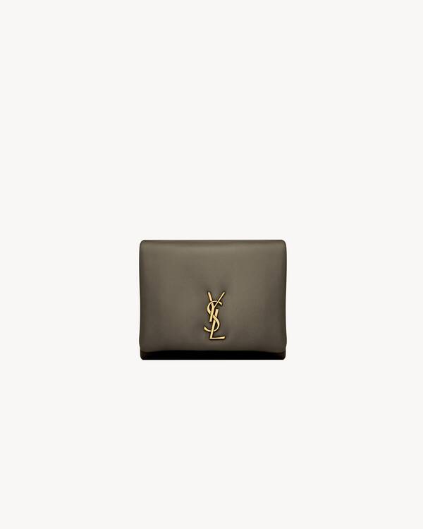 CALYPSO compact wallet in lambskin Saint Laurent YSL