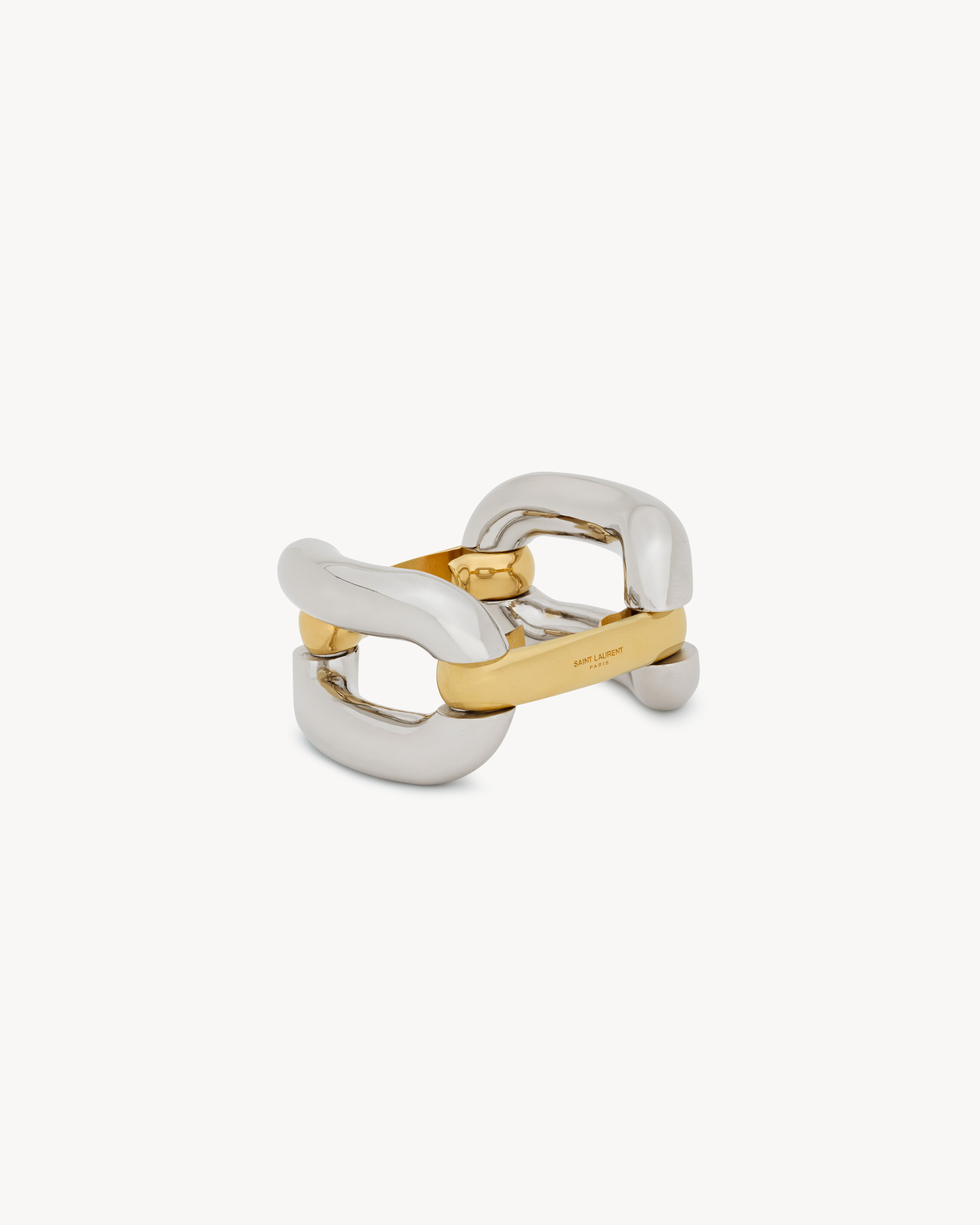 Bracciale a doppio anello in metallo