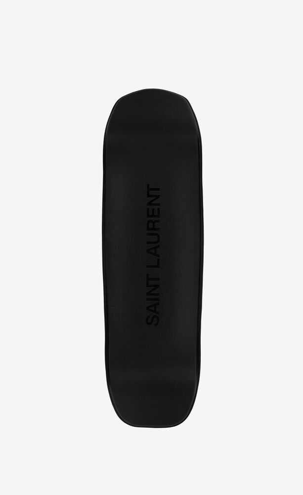 saint laurent skateboard covered with leather