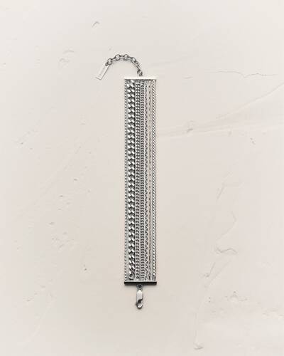 SAINT LAURENT ゴールドチェーンブレスレット ラグジュアリーブランド【Saint Laurent Paris/サンローランパリ