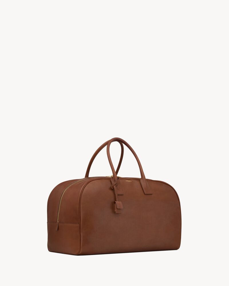 BOWLING duffle bag in pelle liscia