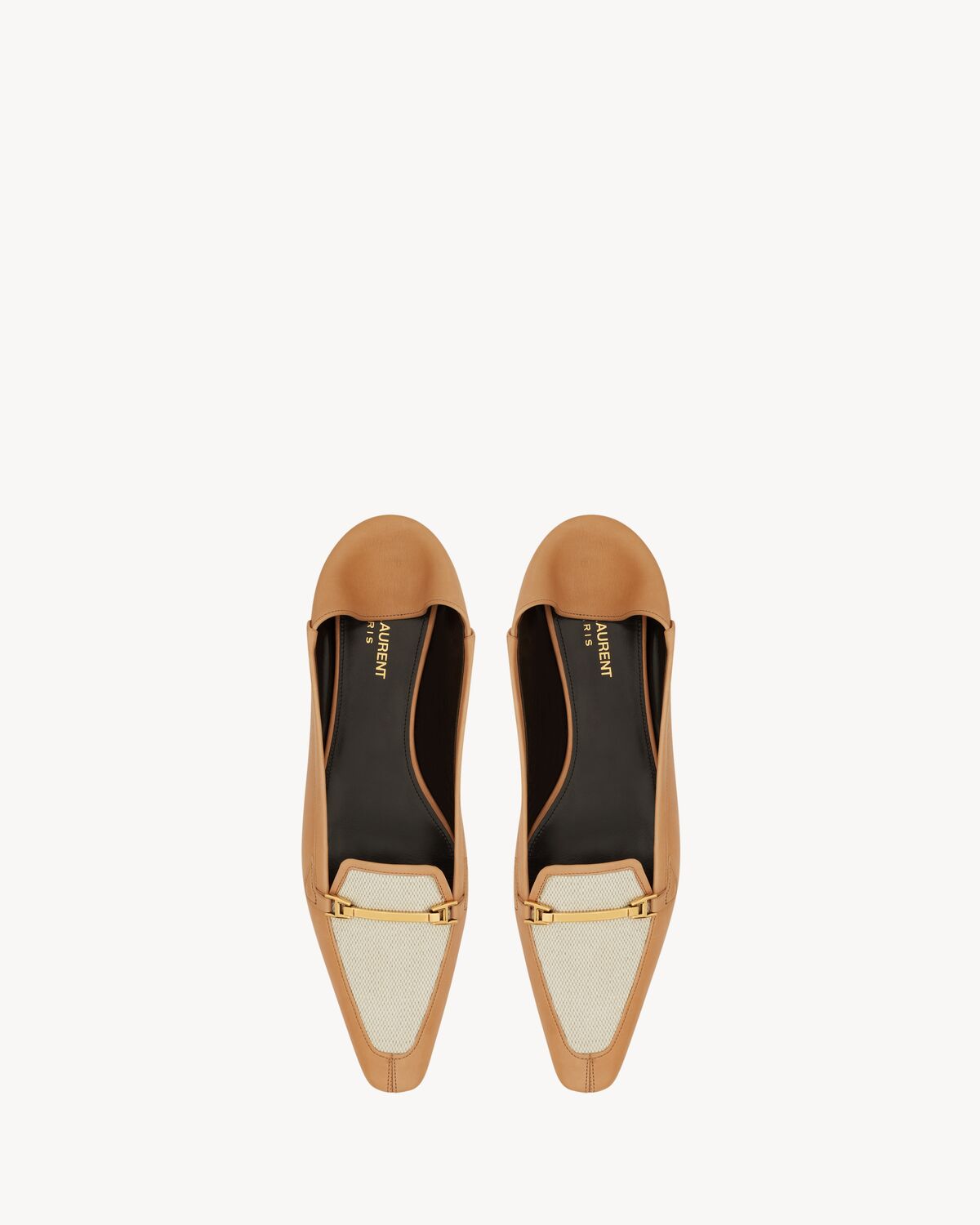 chris slippers in vegetable-tanned leather and canvas