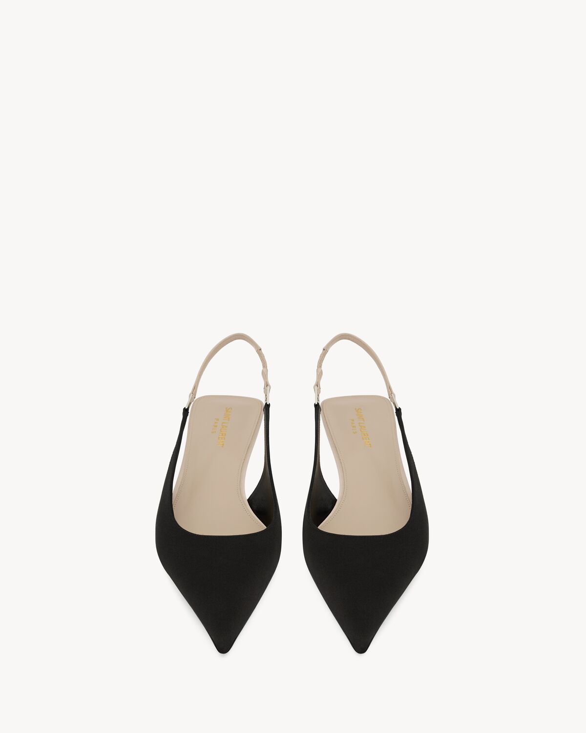 CHERISH slingbacks en crêpe satin