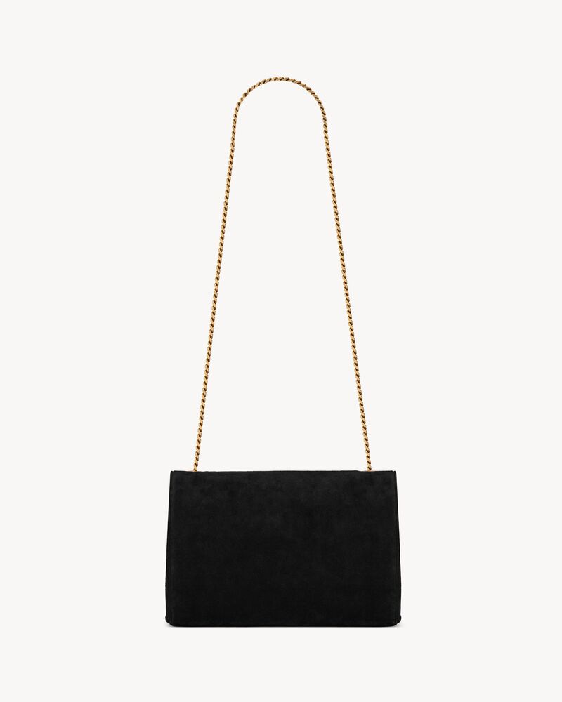 KATE medium Wendetasche aus Veloursleder und Glattleder