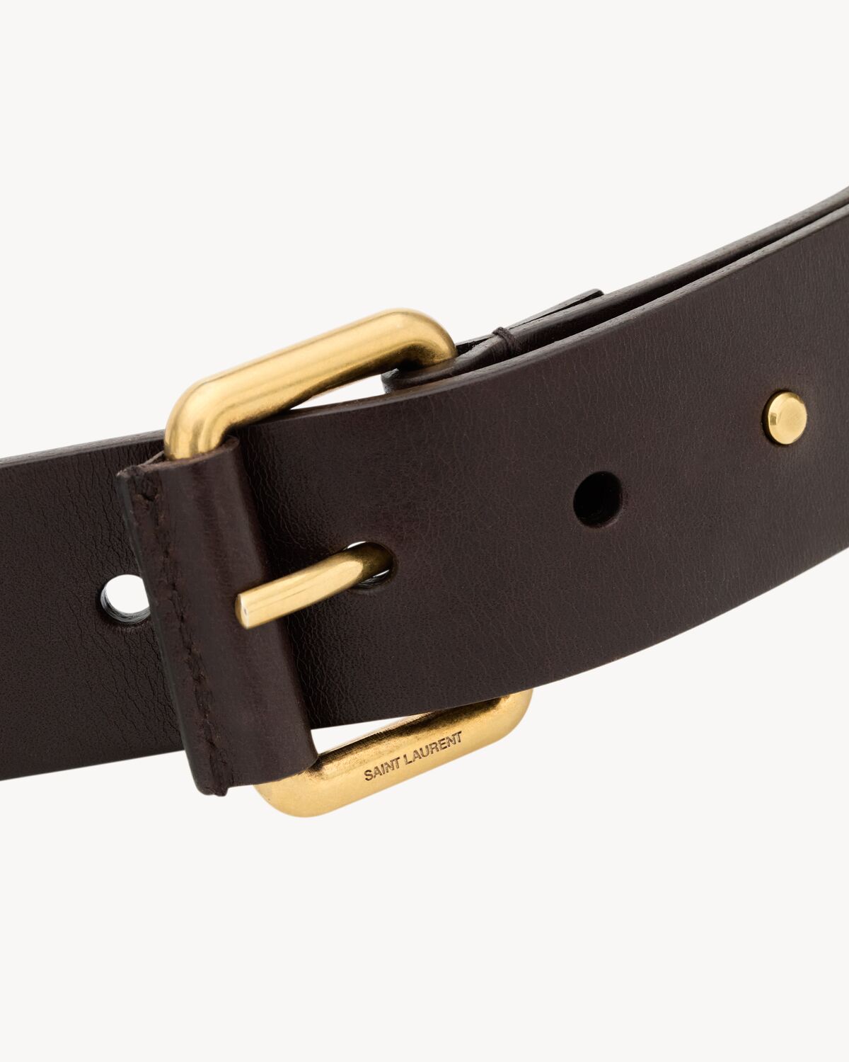 생로랑 가죽 오토바이 벨트 800584AAC5S2281