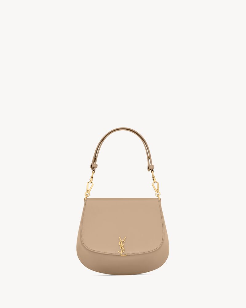Mini VOLTAIRE TOP HANDLE bag in BOX SAINT LAURENT