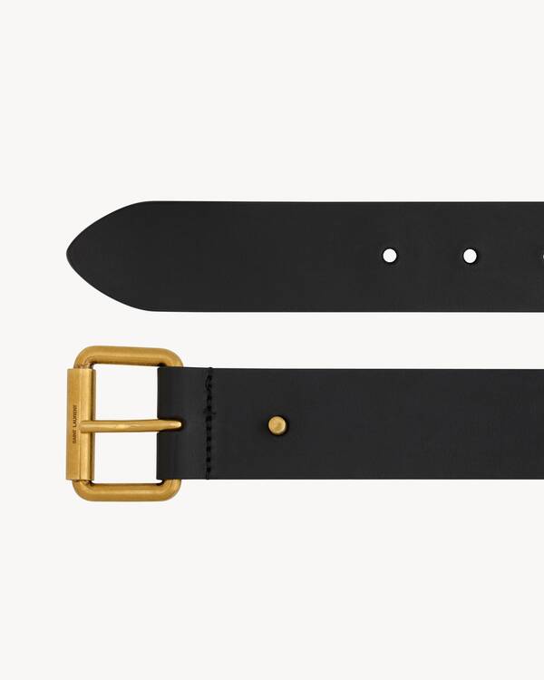 Motorcycle belt in leather | Saint Laurent | YSL.com