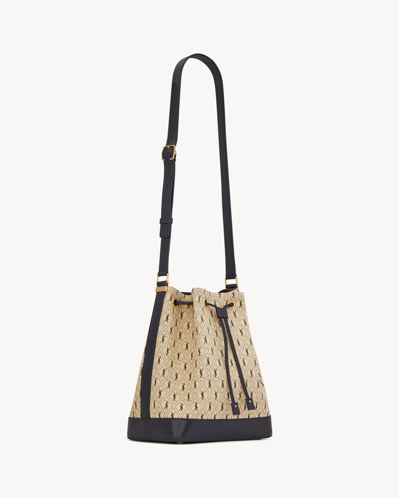 monogram bucket bag