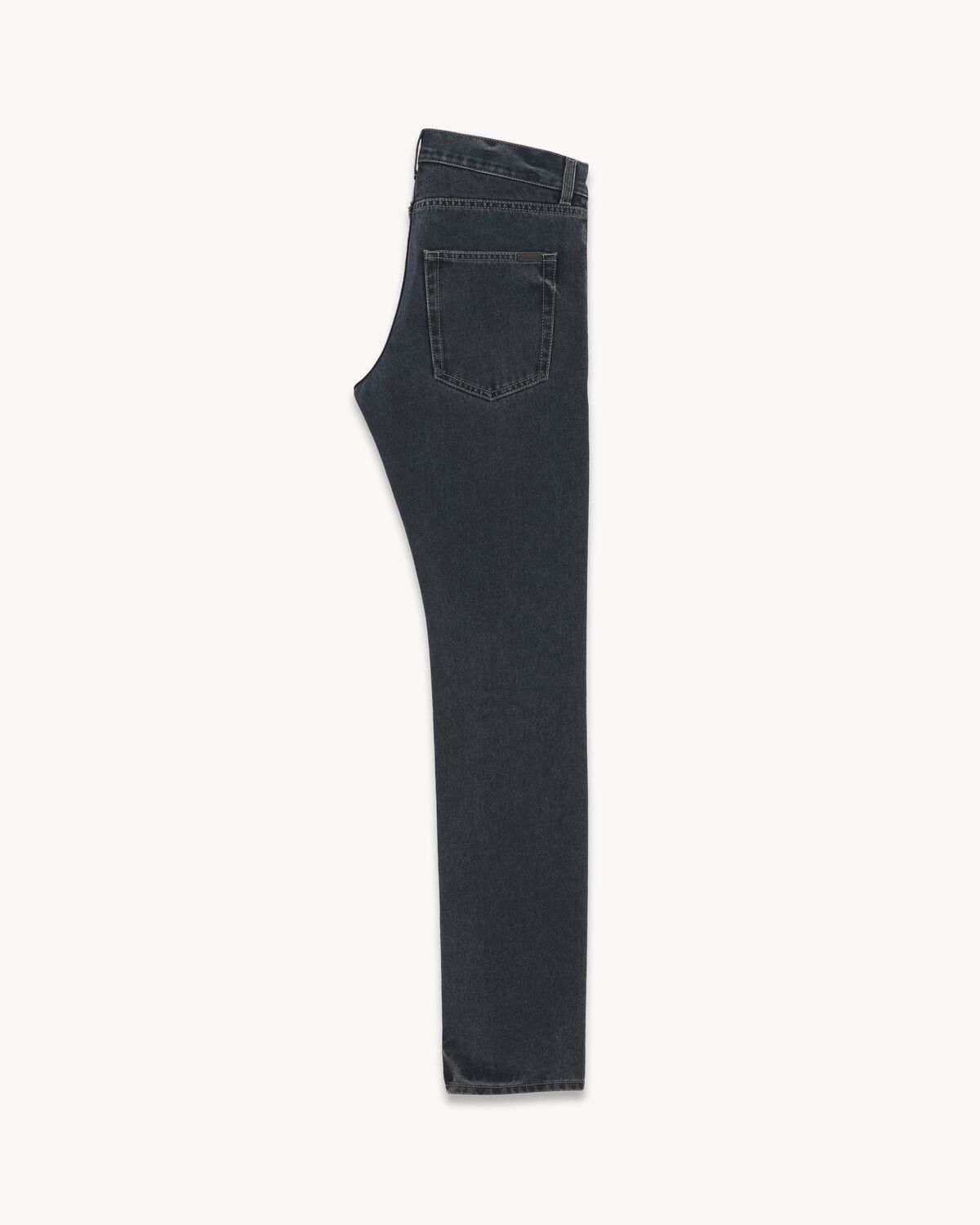 slim-fit jeans in dark blue black denim