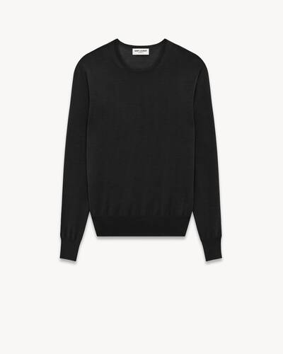 sweater in cashmere, wool and silk