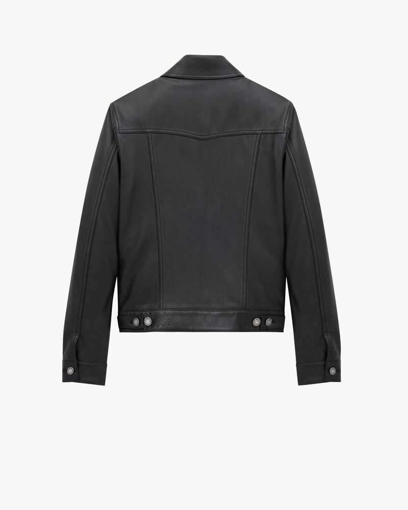 Lambskin denim Jacket