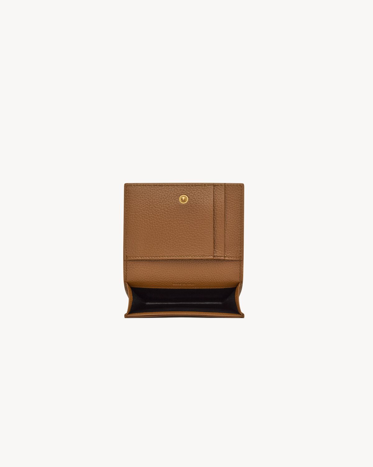 CASSANDRE SHADOW SAINT LAURENT business card case in grained leather