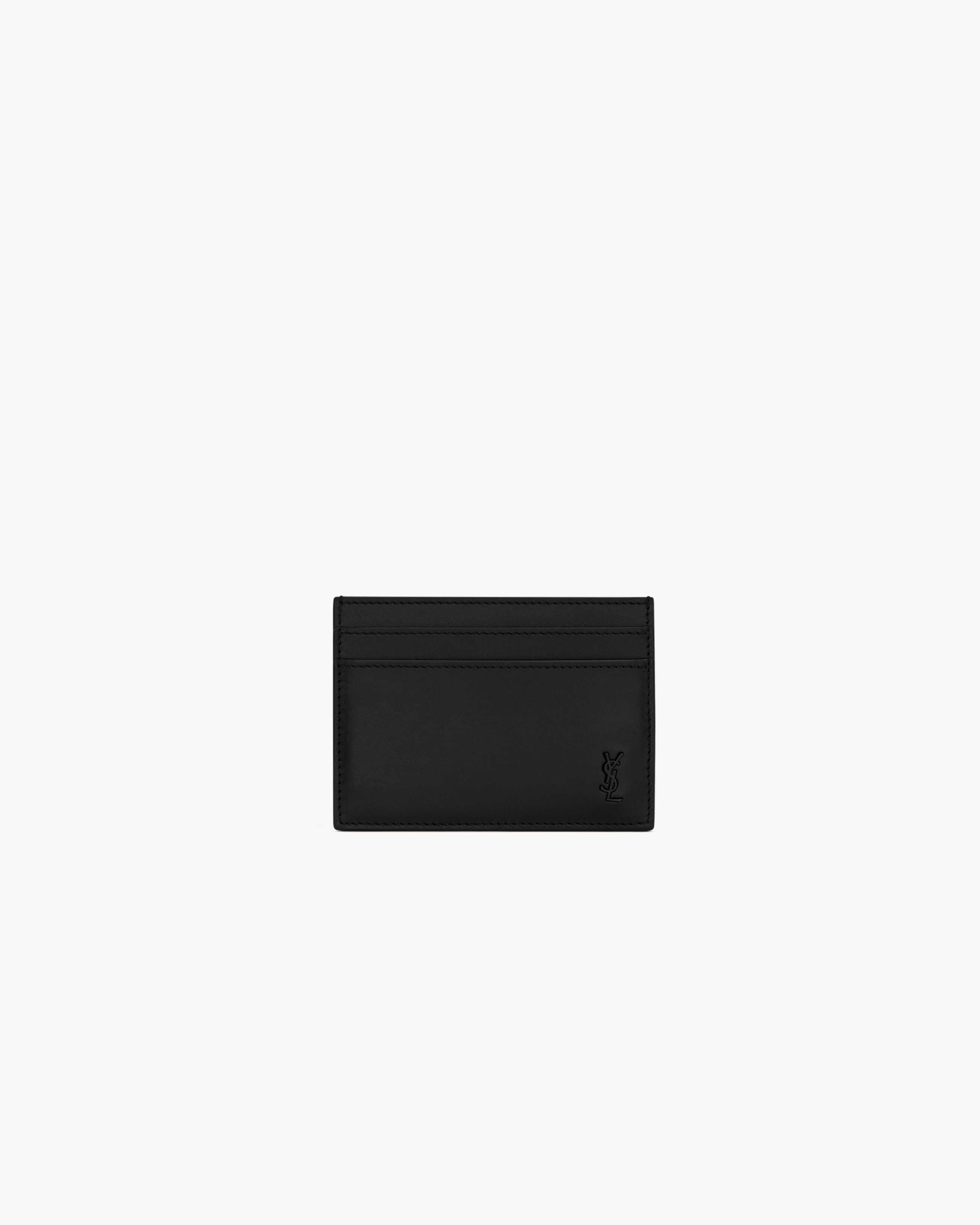 TINY CASSANDRE card case in matte leather