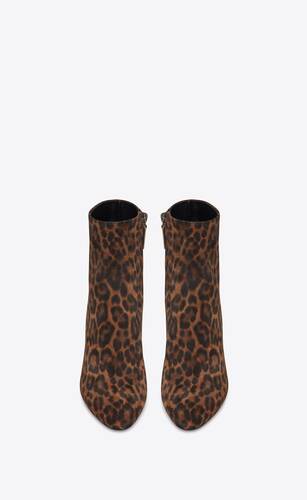 ysl leopard boots