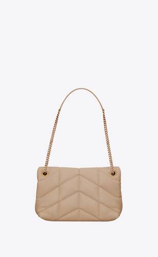 puffer small in quilted nappa leather