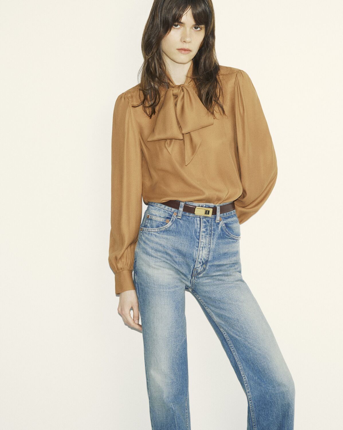 Blusa in charmeuse di seta