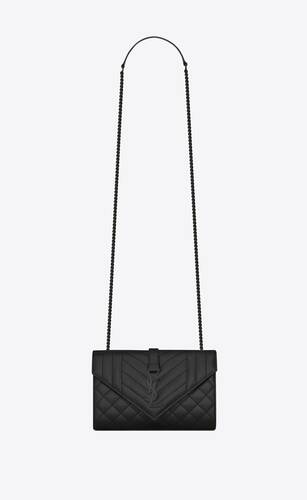 Stunner! YSL Yves Saint Laurent Large Envelope Bag, Dark Smoke NWT Limited  Editi