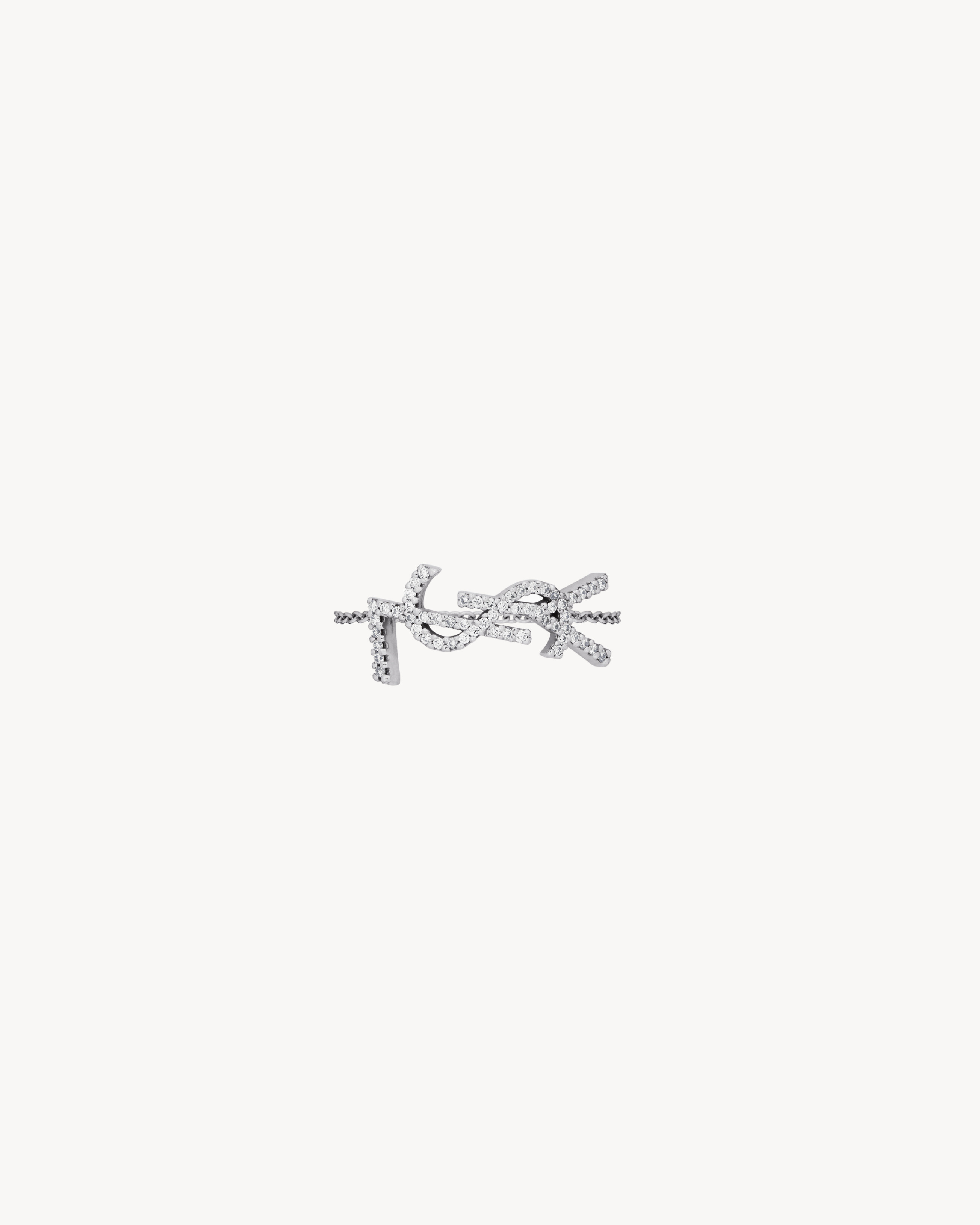 CASSANDRE Ring aus 18 K Graugold und Diamanten