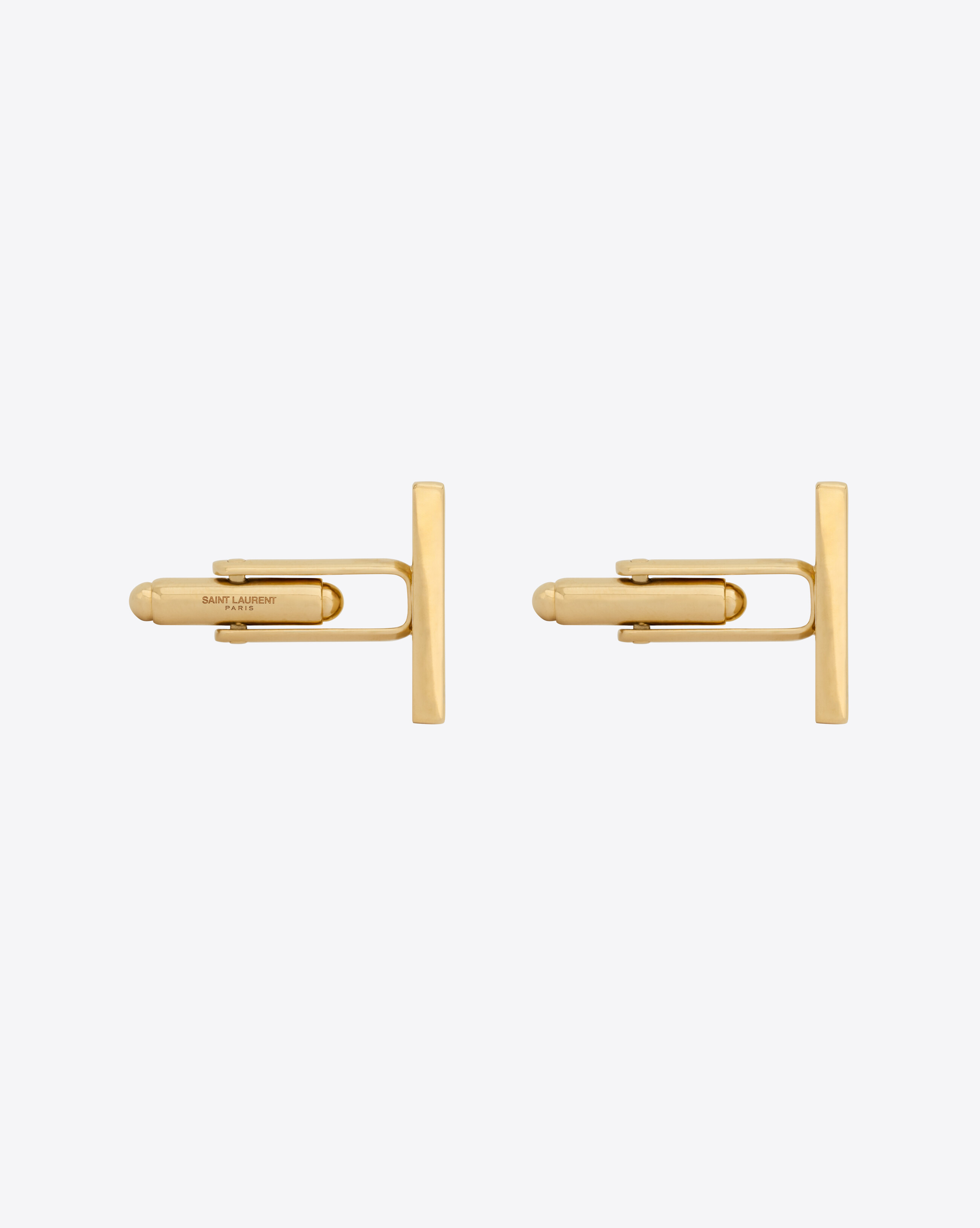 rectangular cufflinks in metal