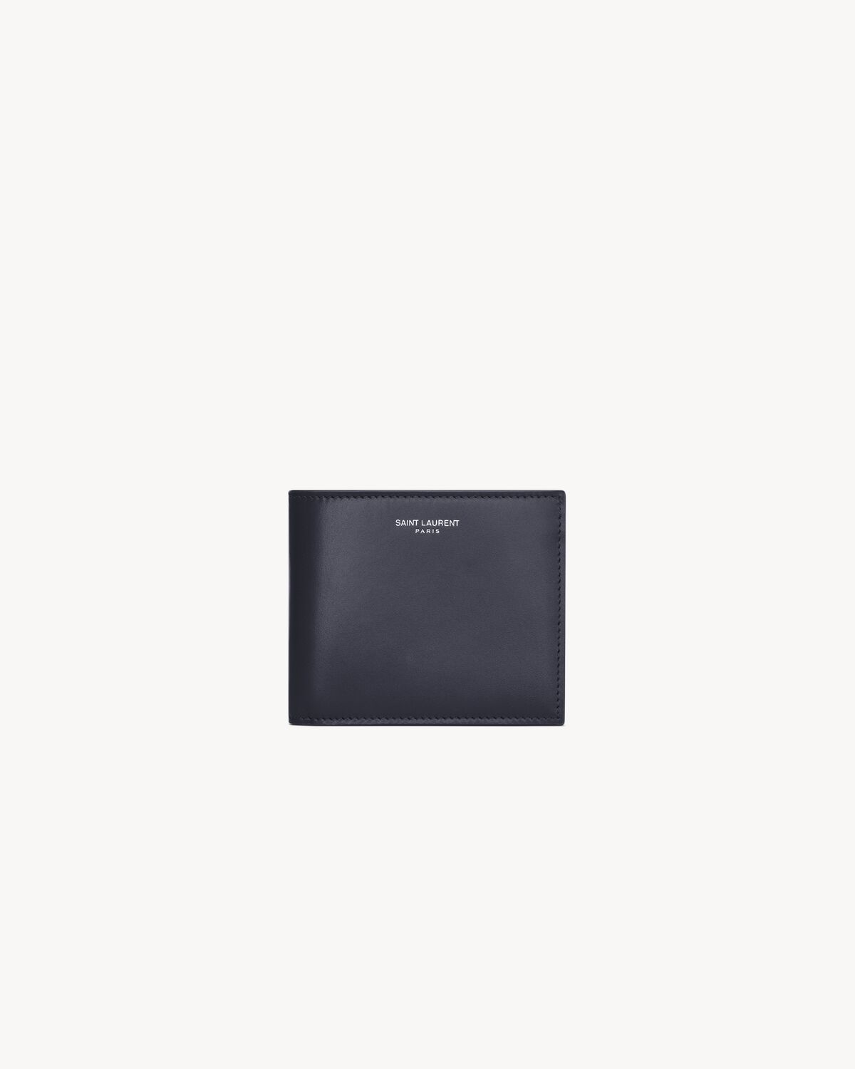 saint laurent paris east/west wallet in smooth leather