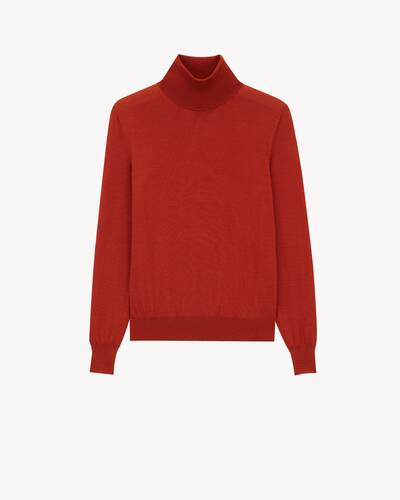 その他 TEN HIGH NECK WOOL RED L st-john-k91j001-red-top-sjb-