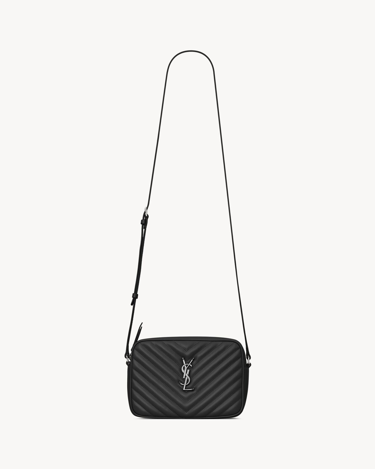LOU camera bag in quilted leather in Black | Saint Laurent | YSL US