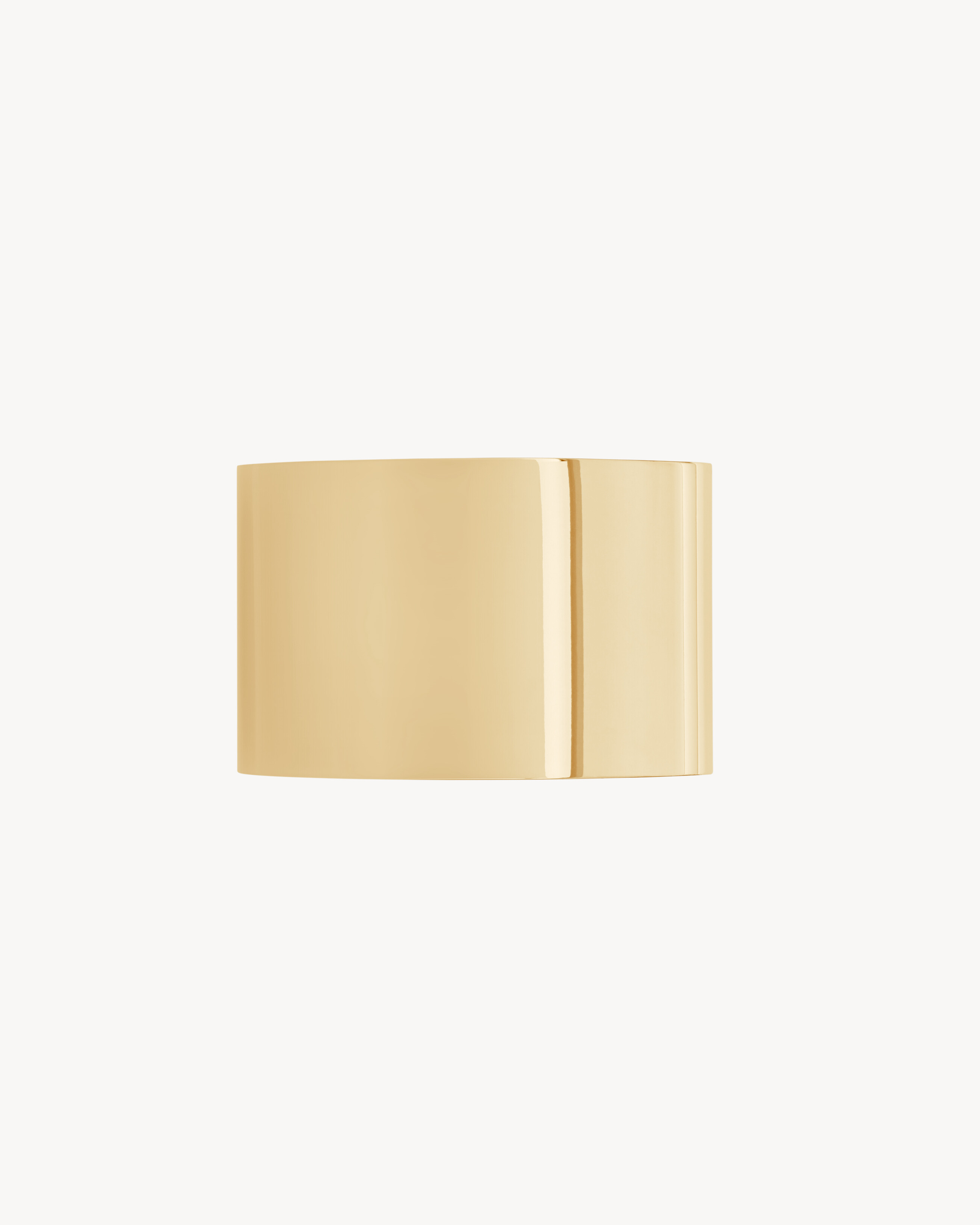 Large cuff in 18K yellow gold