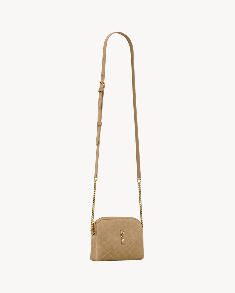 Pochette con zip GABY in suede