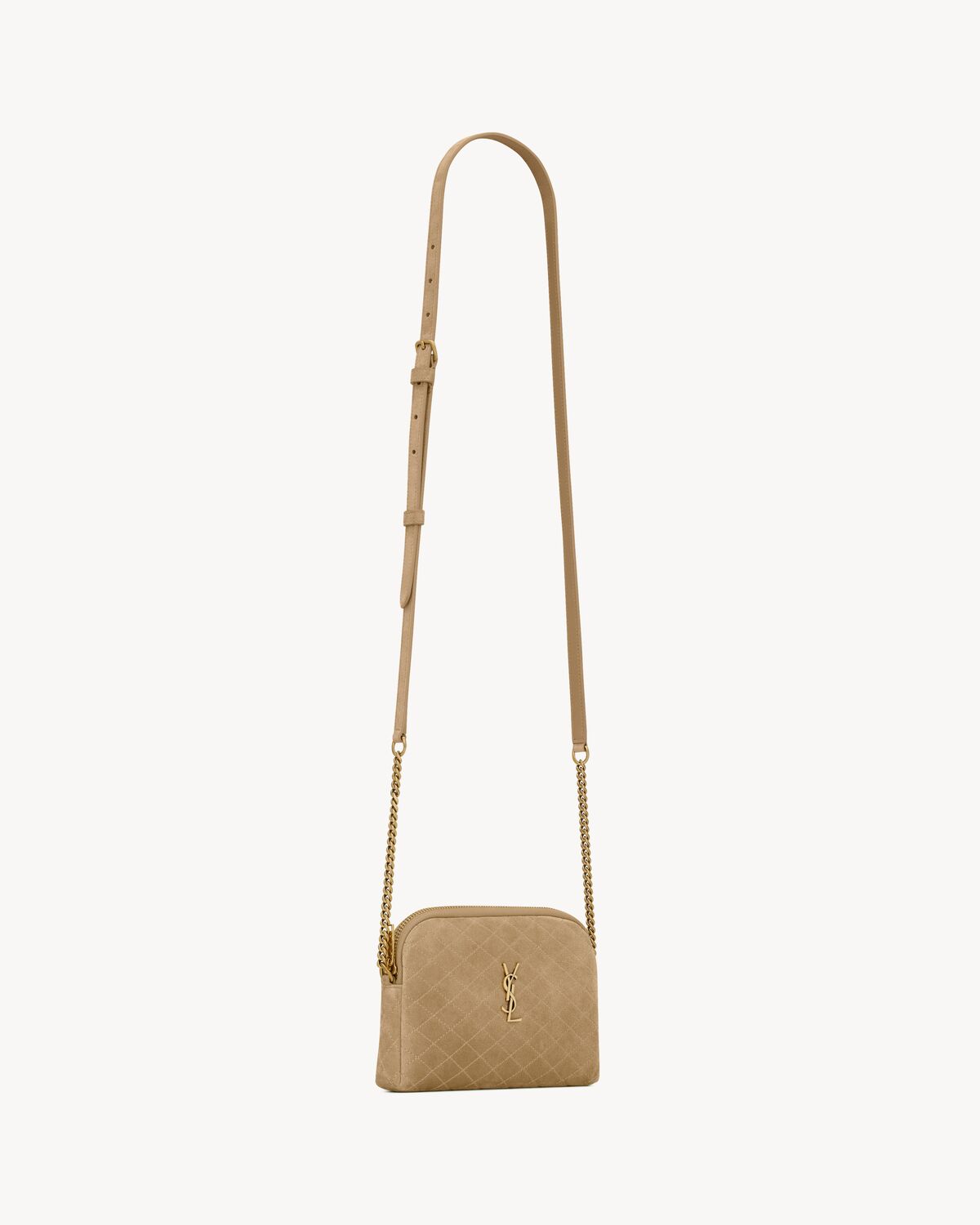 pochette con zip gaby in suede