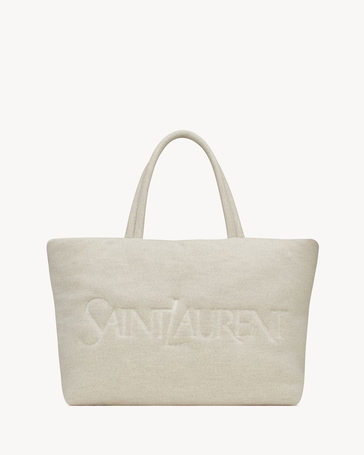 bolsa tote saint laurent em jersey