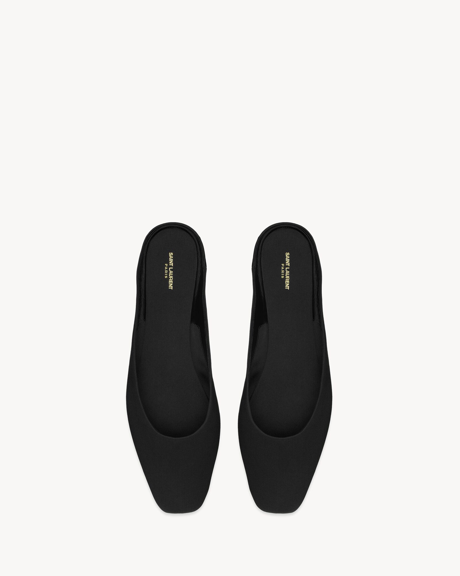 lido slip-ons in satin crepe