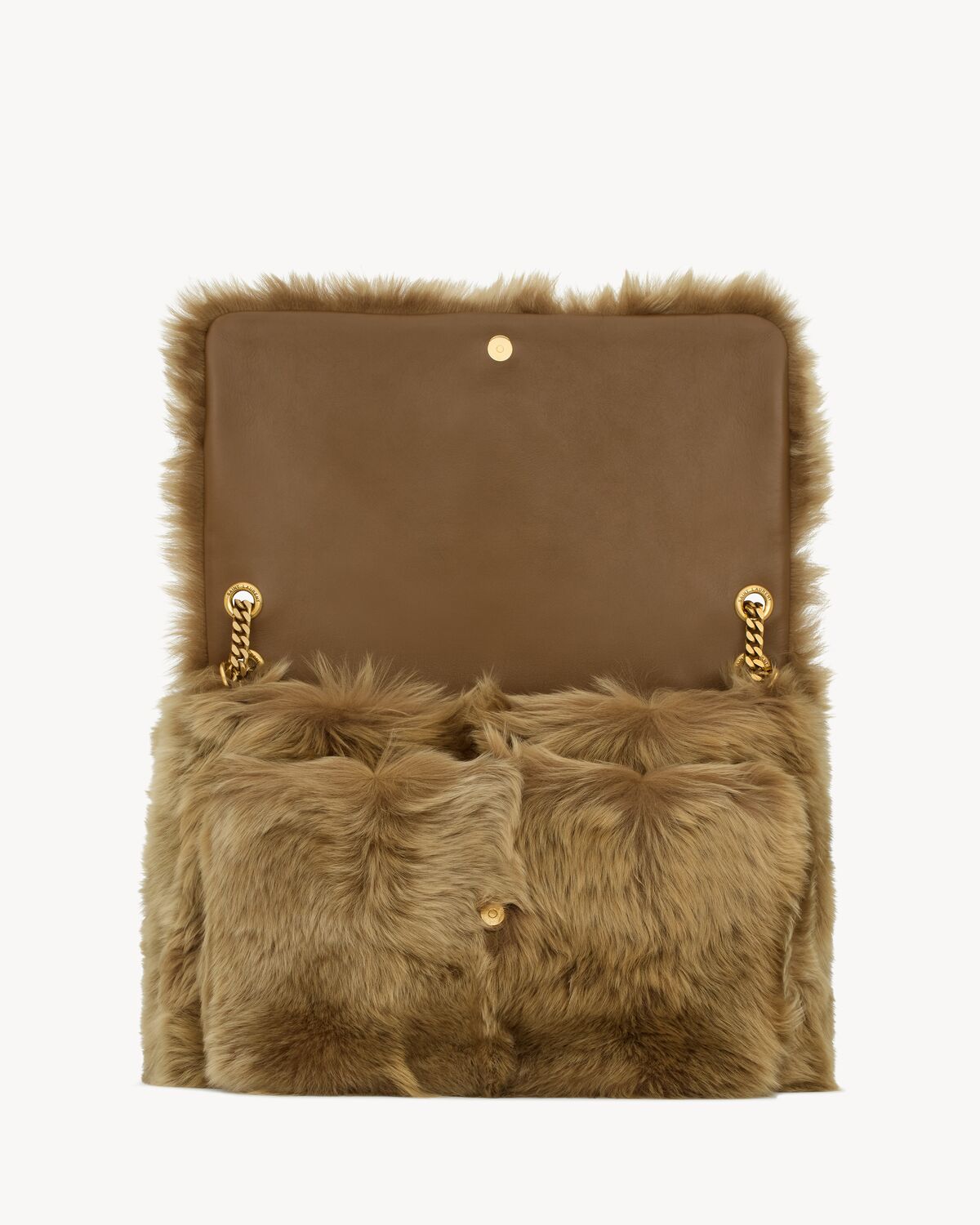 Borsa Niki oversize in shearling