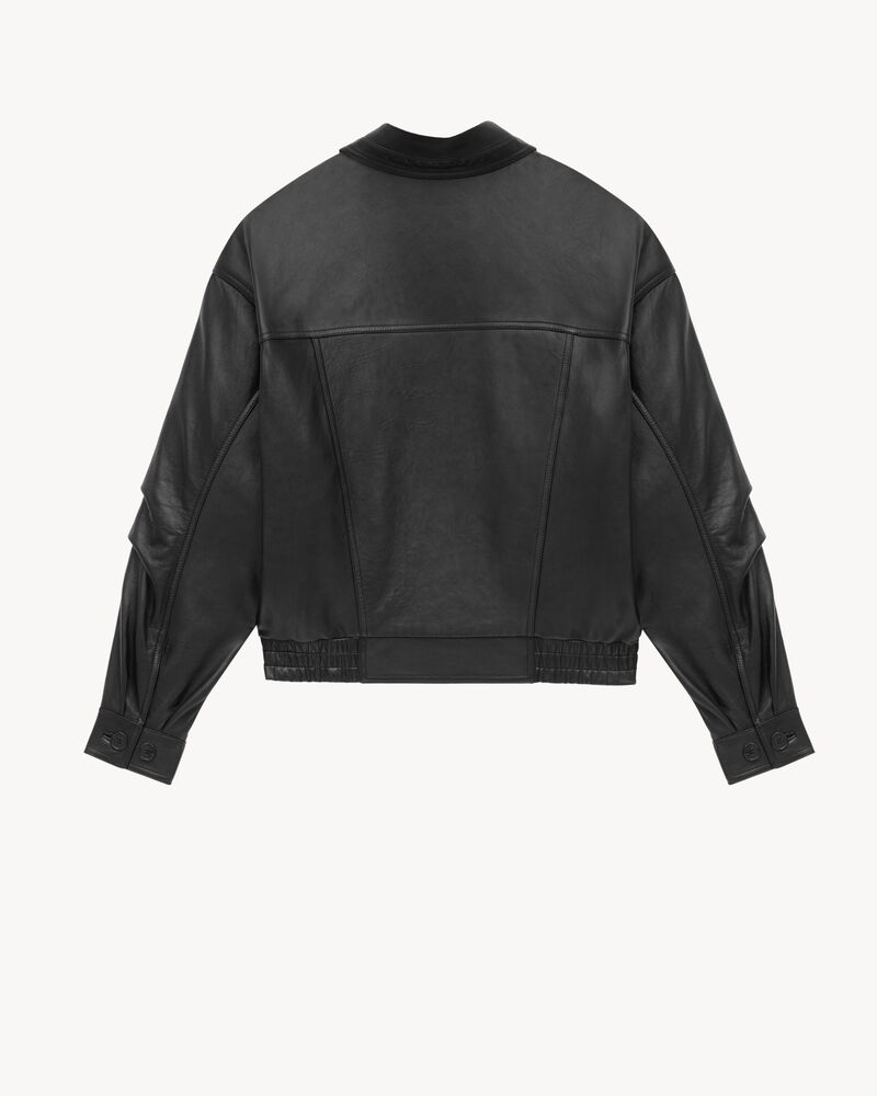 Bomber de piel de cordero