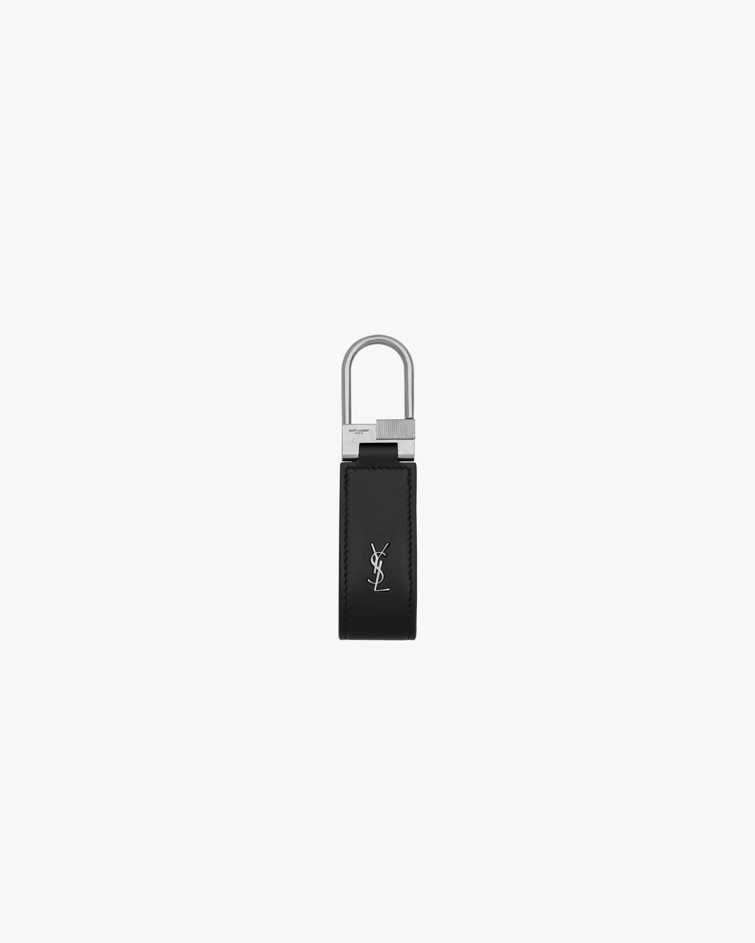 TINY CASSANDRE keyring in shiny leather