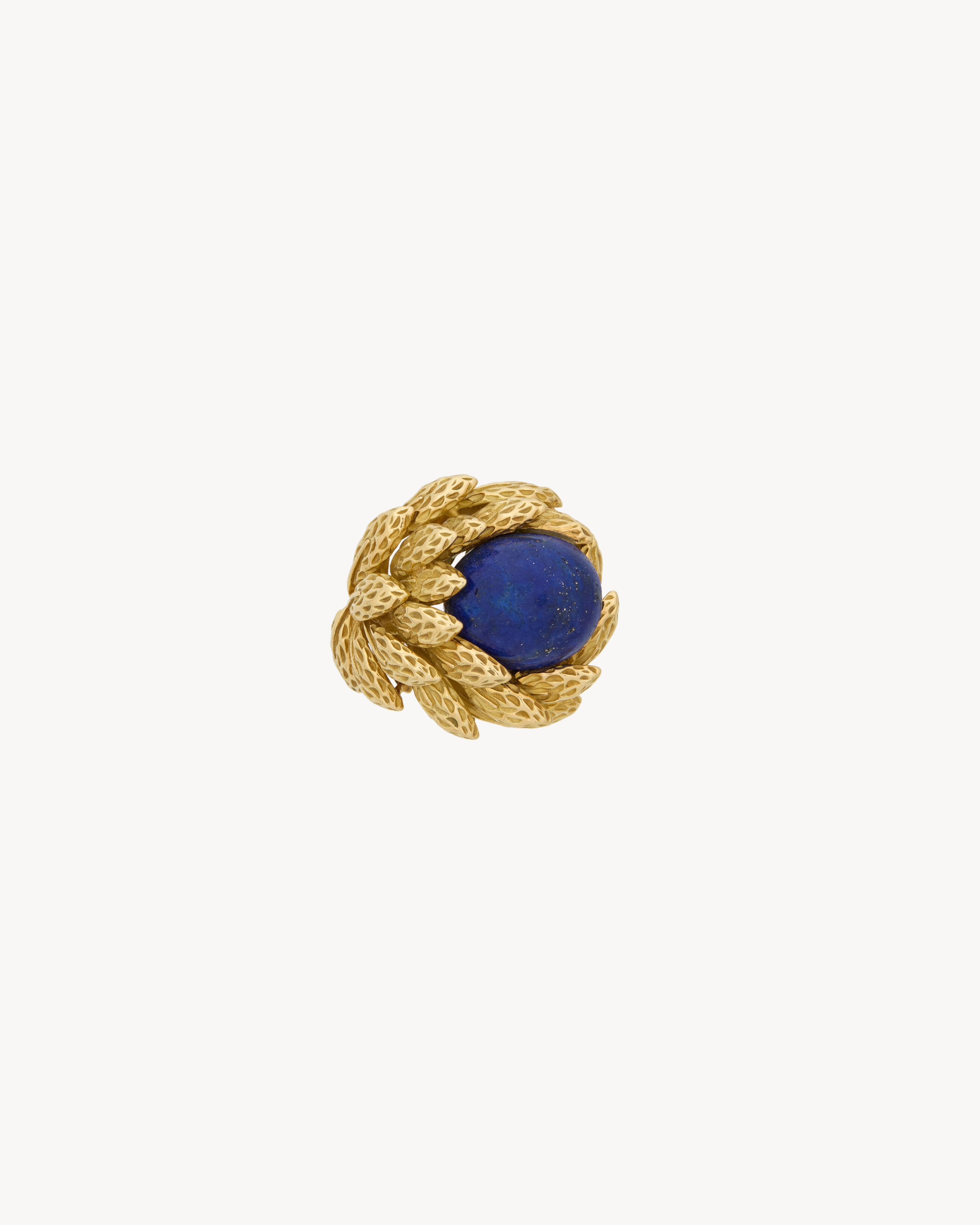 VINTAGE RING IN YELLOW GOLD AND LAPIS LAZULI