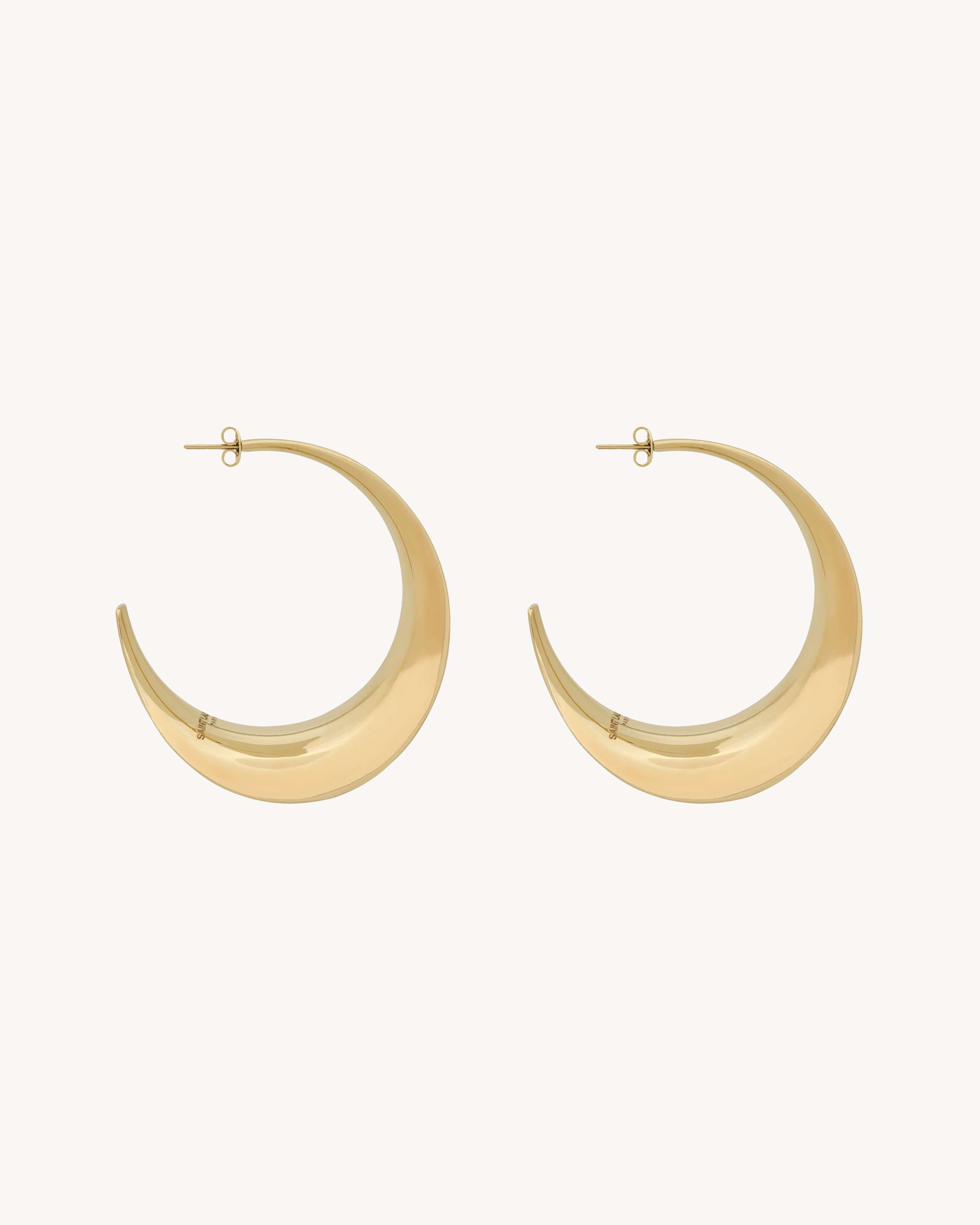 hoop earrings in metal