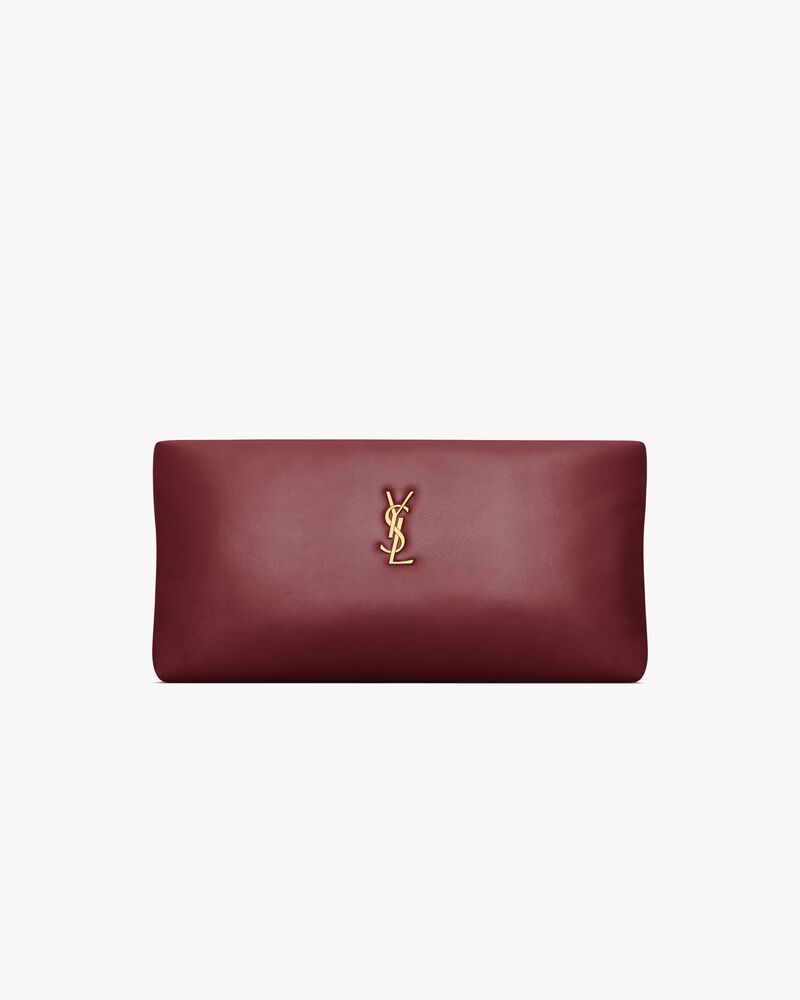 CALYPSO long pouch in lambskin