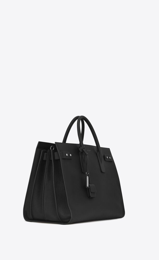 sac de jour large in grained leather